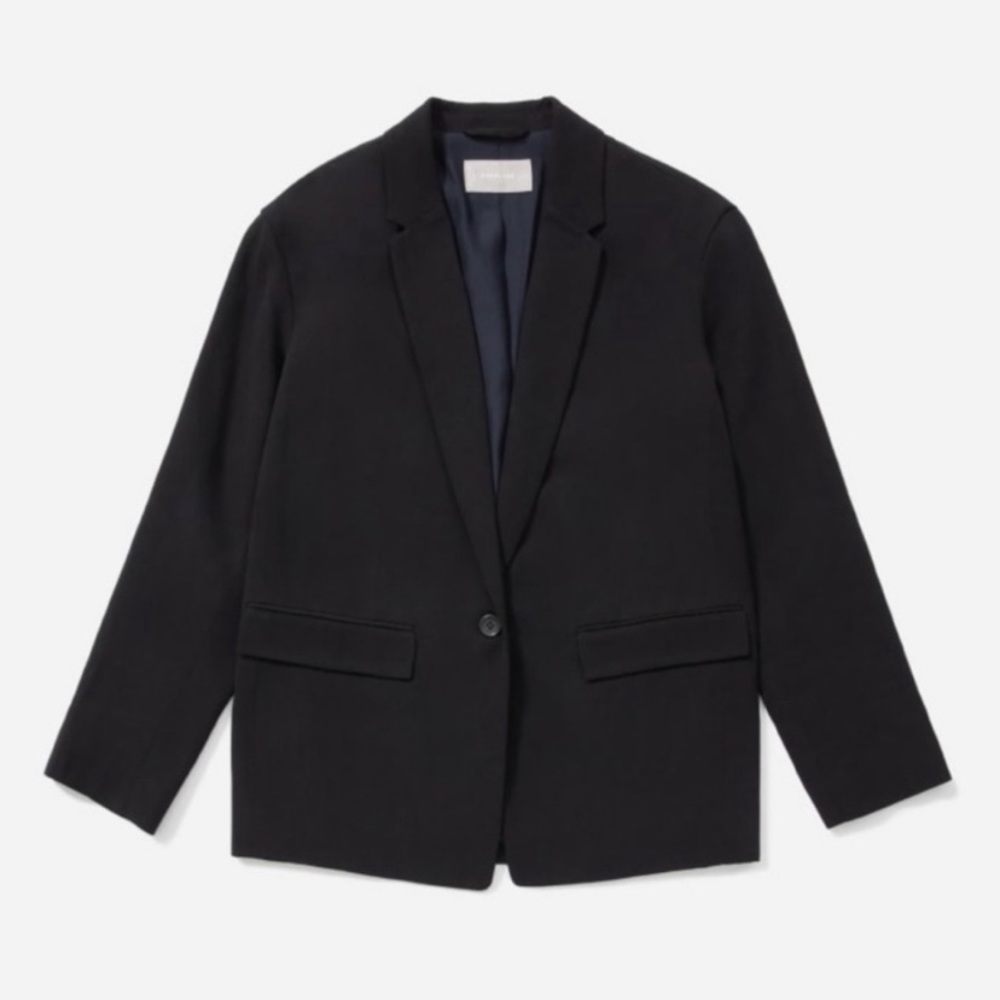 Everlane easy blazer black size 00